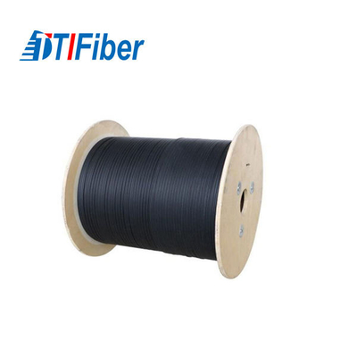 Optical Ftth Fiber Drop Cable 2 / 4 / 6 / 8 Core Single Mode Outdoor Indoor