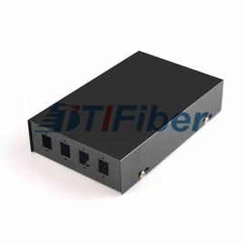 4 Port Fiber Optic Patch Panel , 4 Port Fiber Optic Terminal Box With Sc Adapter