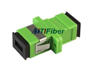 Telecommunication Simplex Singlemode SC/APC Fiber Optic Adapter / Coupler