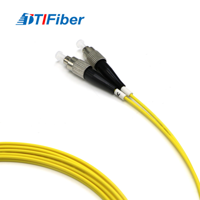 TTIFiber FC-LC Yellow Fiber Optic Patch Cord Singlemode Duplex
