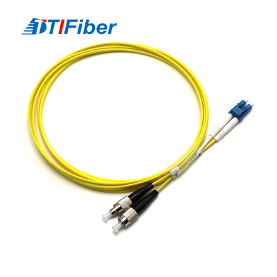 TTIFiber FC-LC Yellow Fiber Optic Patch Cord Singlemode Duplex