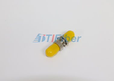 ST / UPC Single Mode Fiber Optic Adapter Simplex Round Type Fiber Optical Adapter