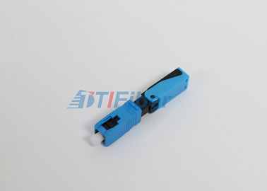 Singlemode Fiber Optic Connector SC / PC Drop Wire Fiber Optic Cable Fast Connectors