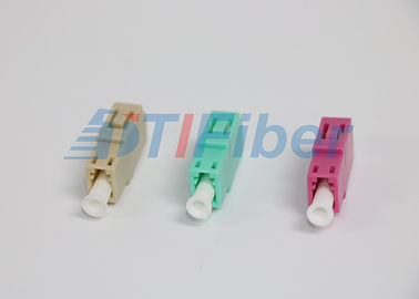 Reliability Fiber Optic Plug , Lc Flange Coupling Adapter Single Mode