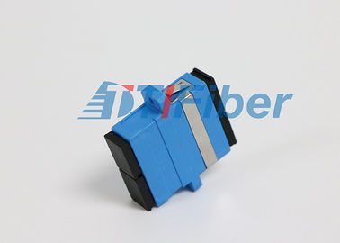 SC / UPC Singlemode Fiber Optic Adapter , Duplex Fiber Optic Connector