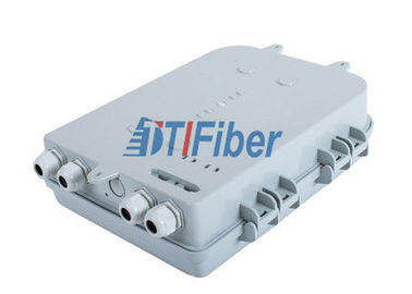 16 Port Optical Splitter Outdoor Distribution Box Wall And Pole Mounted Use