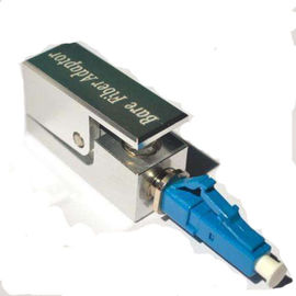 Bare Singlemode Simplex Fiber Optic Adapter ABS Blue fiber adoptor