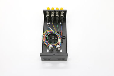 FTTH 8 Port Fiber Optic Terminal Box ST Port Adapter Insertion - Type Coupling