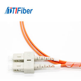 SC To LC Fiber Optic Cable Patch Cord MM 62.5 OM1 Various Fiber Types PVC LSZH