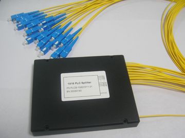 1×16 PLC Compact optical fiber splitter for Passive Optical Network