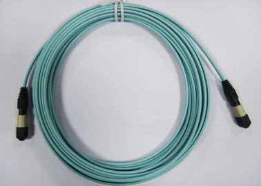 OM3 / OM4 MPO Fiber Optic Patch Cord for Active Device Termination