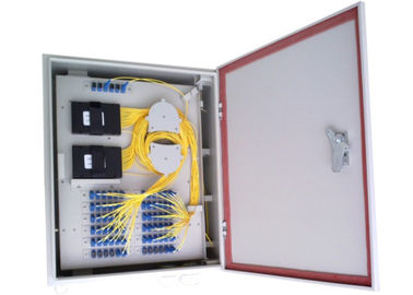 Wall and pole mountable 32Port FTTH CATV outdoor distribution box for 1*32 PLC Splitter
