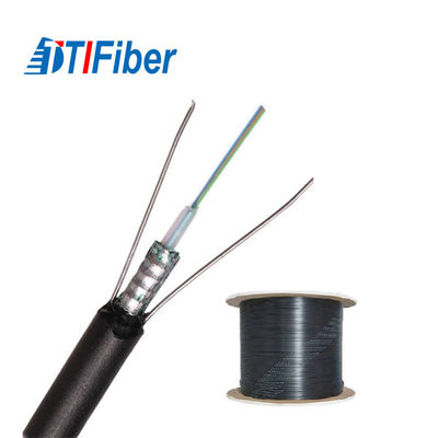 Outdoor PSP Armored 4 8 12 Core GYXTW Fiber Optic Cable