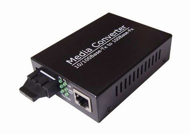 Singlemode LC Port 20KM fiber media converter Supporting flow control