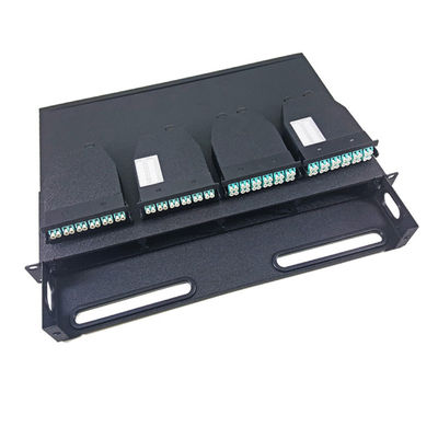 Optical Fiber Patch Cord SC 2 Port Mpo Cassette Patch Panel Type Cable Fiber Patch Panel