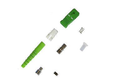 Blue / Green Housing 3.0mm sc optical connector for Optical Fiber Communication