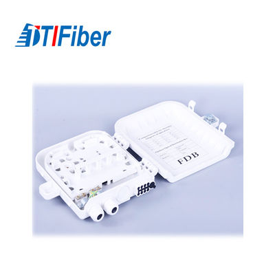 Plastic SMC Fiber Optic Distribution Box 16 Core SC Waterproof FTTH PLC Splitter