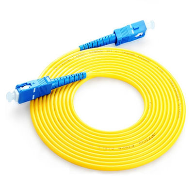 Ftth Fiber Optic Patch Cord SC SC Simplex Duplex Optical Cable 7 Meter