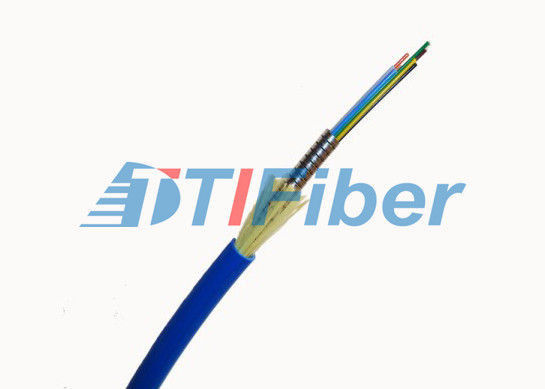 Multi Core Fiber Optic Cable , 9/125 G652D Single Mode Optical Fiber Indoor