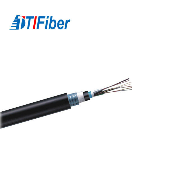 6 Core Aerial Fiber Optic Cable Double Jacket Outdoor G652d Gyta5 For Lan Communication