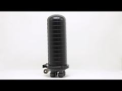 Mini Dome Fiber Optic Box 12 Core 24 Core 36 Core 1 Input 2 Output Black Fiber Splice Closure