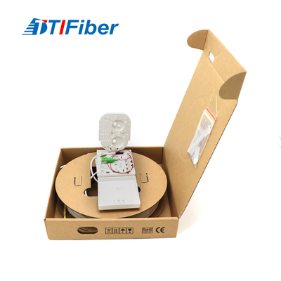 FTTH Fiber Optic Enclosure Box G657A2 3.0mmx30m With SC / APC Pigtails