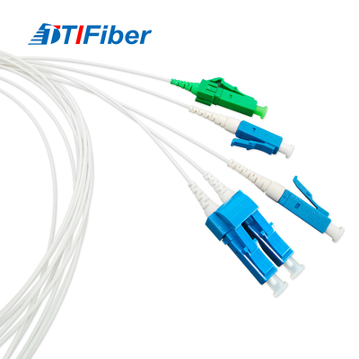 9/125 G652D G657A LSZH Fiber Opic Pigtail Single Mode Duplex 1m 2m 3m