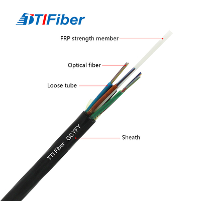 12 Cores Micro Fiber Optic Cable GCYFTY Small Diameter