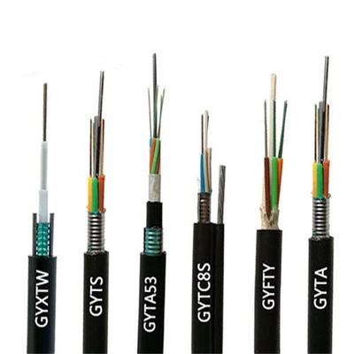 Communication Single Mode Optical Fiber Cable 2 - 288 Cores G652D Gyta