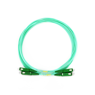 Optical Aqua Fiber Patch Cable White Simplex 1.5m 3.5mm 1.6mm 2.0mm