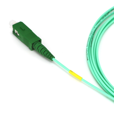 Optical Aqua Fiber Patch Cable White Simplex 1.5m 3.5mm 1.6mm 2.0mm