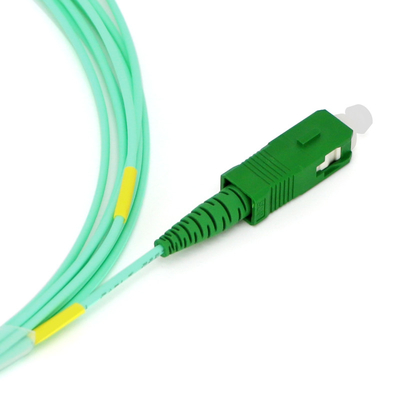 Optical Aqua Fiber Patch Cable White Simplex 1.5m 3.5mm 1.6mm 2.0mm