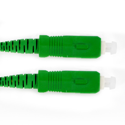 Optical Aqua Fiber Patch Cable White Simplex 1.5m 3.5mm 1.6mm 2.0mm