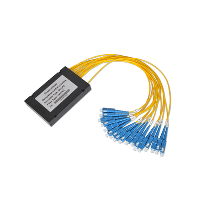 FTTH Optic Plc Splitter 1x2 1x4 1x8 1x16 1x32 1x64 Wavelength Box Type