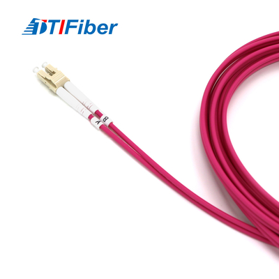 Fiber Optic Patch Cord MM OM4 LC/UPC -LC/UPC Duplex LSZH Fiber Jumper