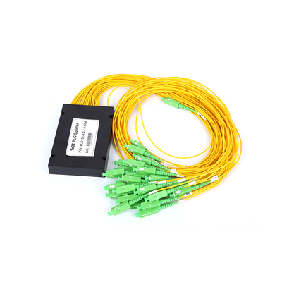 1x2 1x4 1x8 1x16 1x32 1x64 PLC Fiber Optic Splitter Wavelength 1260 - 1650nm