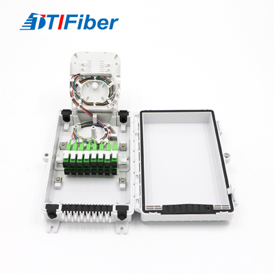 ABS Or PC Material Optical Fiber Distribution Box Outdoor 8core 16core 24core