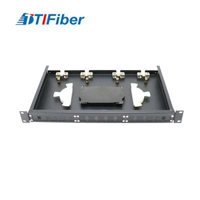 19 Inch Fixed Type Fiber Optic Terminal Box With 12 port Simplex