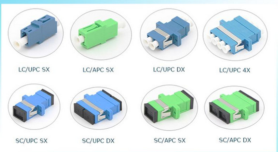 Simplex Duplex Sm / Mm Fiber Optic Adapter For Ftth Application