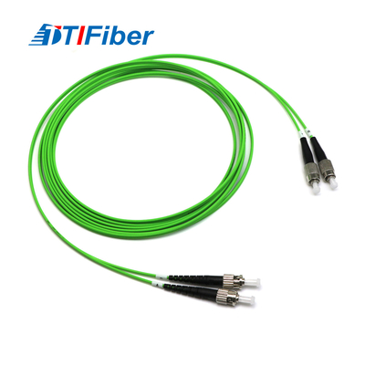 FC-ST DX Duplex LSZH 50/125um Fiber Optic Patch Cord Multimode OM5