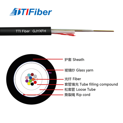 GJYXFH Cores Single Mode Fiber Optic Cable Outdoor Communication Use