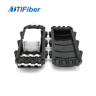 OEM Aerial 12 24 48 96 Core Fiber Optic Splice Closure In Line Type