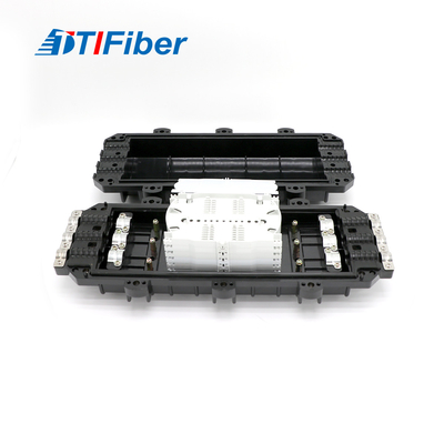 OEM Aerial 12 24 48 96 Core Fiber Optic Splice Closure In Line Type