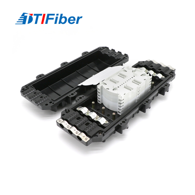 OEM Aerial 12 24 48 96 Core Fiber Optic Splice Closure In Line Type