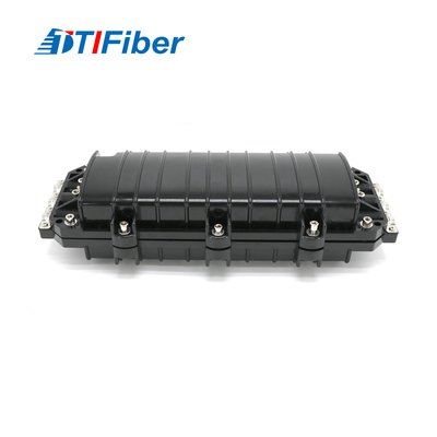 OEM Aerial 12 24 48 96 Core Fiber Optic Splice Closure In Line Type