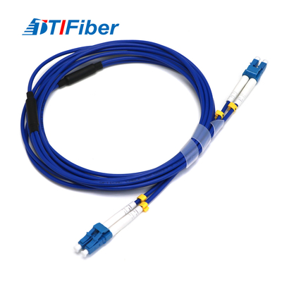 Upc Apc Connector Fiber Optic Patch Cord Armoured Singlemode Multimode