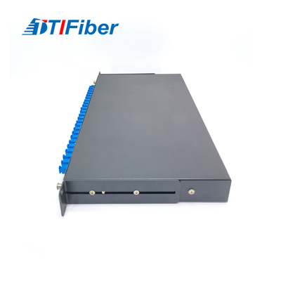 Ftth Sc/Fc/St/Lc Rack Mount Fiber Optic Terminal Box With 0.9mm Jacket