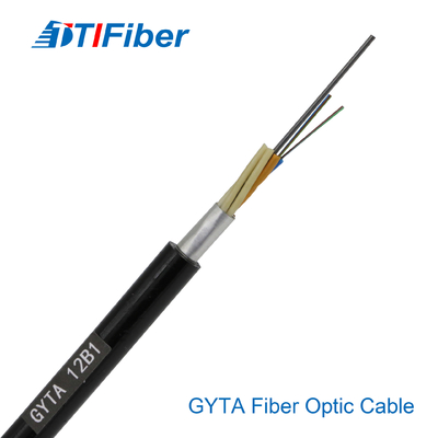 2 4 6 8 12 24 36 48 72 96 144 288 Core G652d Armoured Fiber Optic Cable Gyts Gyta