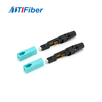 SC/UPC SC/APC Mechanical FTTH Optical Fiber Fast Connector Quickly Assembly