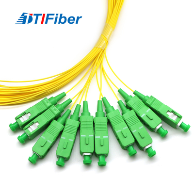 FTTH LC SC ST FC PC UPC APC single mode fiber pigtails Simplex SInglemode 0.9mm